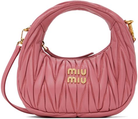 miu miu bag pink wander